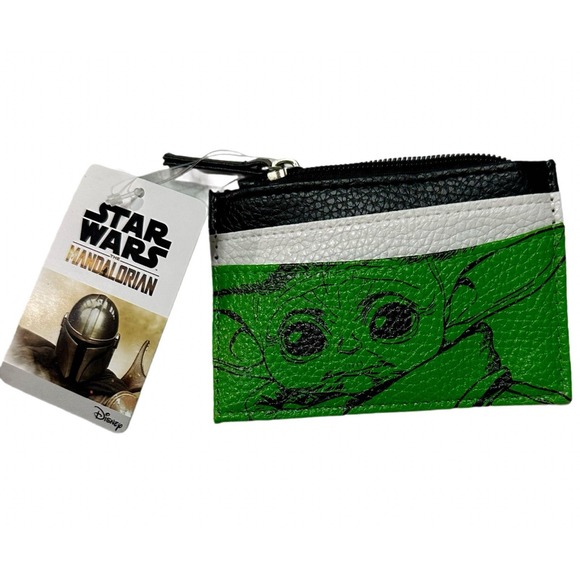 New The mandalorian baby yoda card holder.‎ NWT. Coin Zipper. Cards Holder. - Picture 1 of 2
